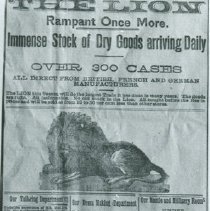 The Lion and Ryan, Berkinshaw & Co. Ads